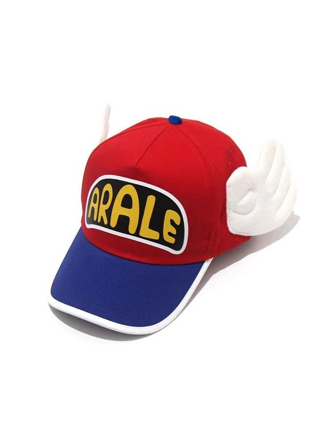 Arale Cap Adjustable Outdoor Sun Cap Cartoon Lovely Baseball Cap Red Blue  - Image 1