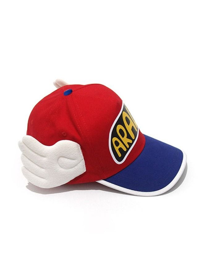 Arale Cap Adjustable Outdoor Sun Cap Cartoon Lovely Baseball Cap Red Blue  - Image 3