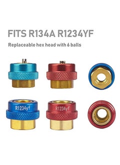 KASTWAVE R134A R1234YF Valve Core Remover and Installer Tool Set, Quick Couplers Adapter, for Standard and JRA Valve Core Couplers  - Image 5