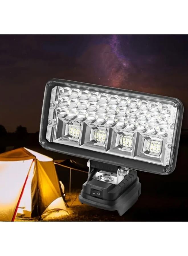 21V Multi-Functional Rechargeable Portable Flood Light for Camping and Outdoor Activities - Image 4