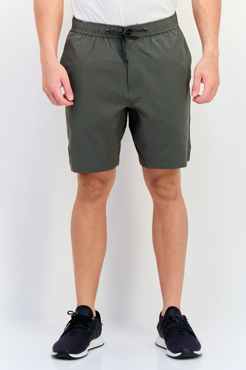 SKECHERS Men Sportswear Fit Outdoor Shorts, Olive - Image 1