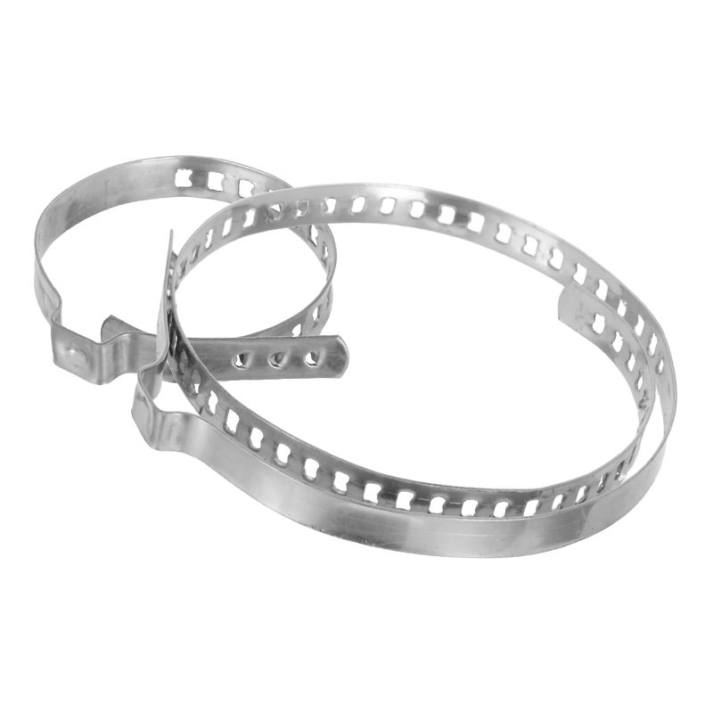 Universal Adjustable Stainless Steel Shaft Joint Clamps 2pcs Set for Drive Shaft Boot Repair - Image 2