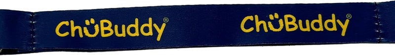 Chubuddy Chewy Holder  Navy Sublimated Tether  Natural Strap - Image 4