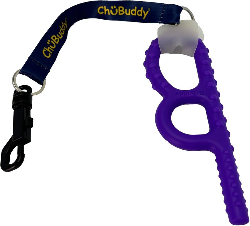 Chubuddy Chewy Holder  Navy Sublimated Tether  Natural Strap - Image 2