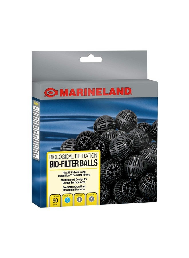 مارين لاند كرات مارينلاند للترشيح الحيوي، 90 كرة، تدعم الترشيح البيولوجي لأحواض السمك، مقاسات S وT وX، تناسب جميع فلاتر السلسلة C وMagniflow Canister - Image 1