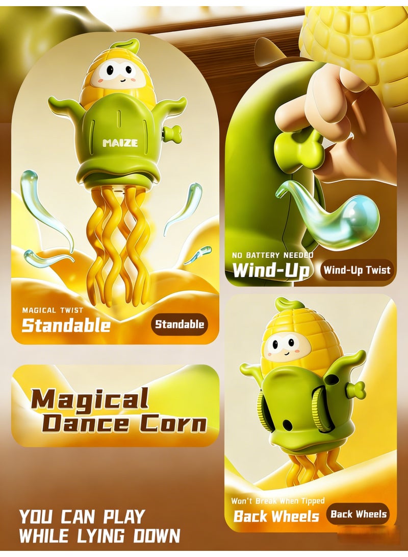 لعبة ذرة راقصة تعمل بالزنبرك، ذرة اصطناعية راقصة ساحرة، هدية ممتعة وجديدة وغريبة. - Image 2