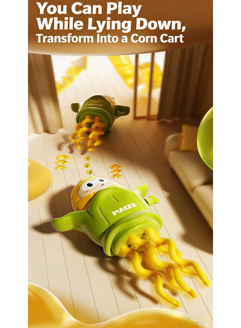 لعبة ذرة راقصة تعمل بالزنبرك، ذرة اصطناعية راقصة ساحرة، هدية ممتعة وجديدة وغريبة. - Image 3