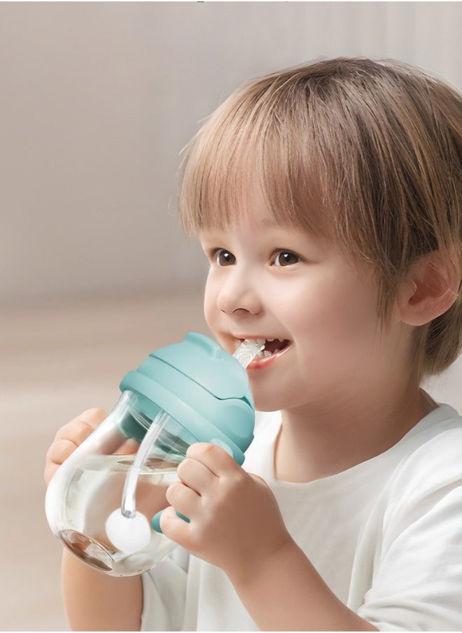 Generic - Baby Bottle, with Fast Slow Nipple and Non-Slip Handles, 10oz / 300 mL, 12 Months+(Blue) - Image 1