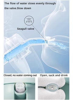 Generic Baby Bottle, with Fast Slow Nipple and Non-Slip Handles, 10oz / 300 mL, 12 Months+(Blue)  - Image 4