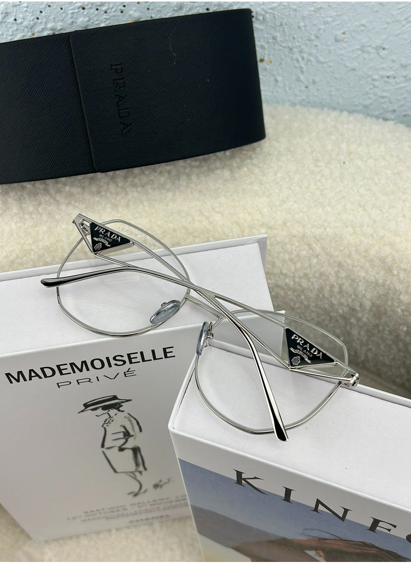 PRADA - PRADA Large Frame Metal Glasses Frame PR57Y - Image 1