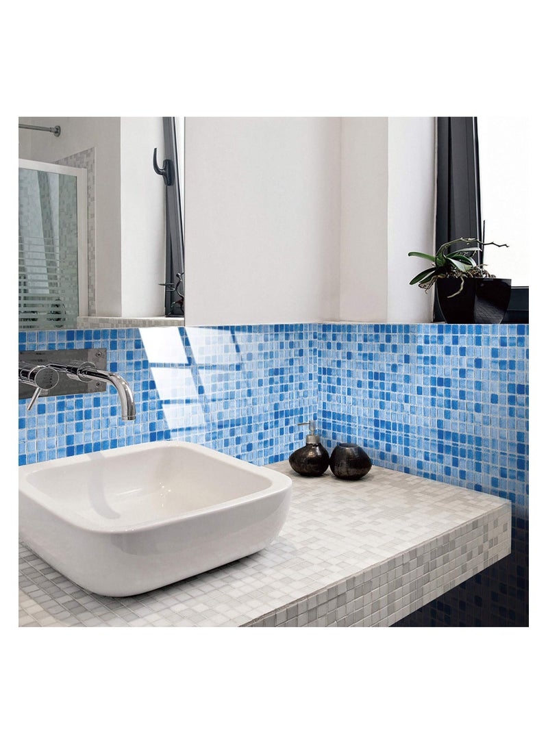 SYOSI SYOSI, 10-Sheet Peel and Stick Tile for Kitchen and Bathroom, Imitation ceramic tile sticker, PVC Wallpaper for Kitchen Backsplash, 3D Self Adhesive Tiles for Bathroom Decorate  - Image 4