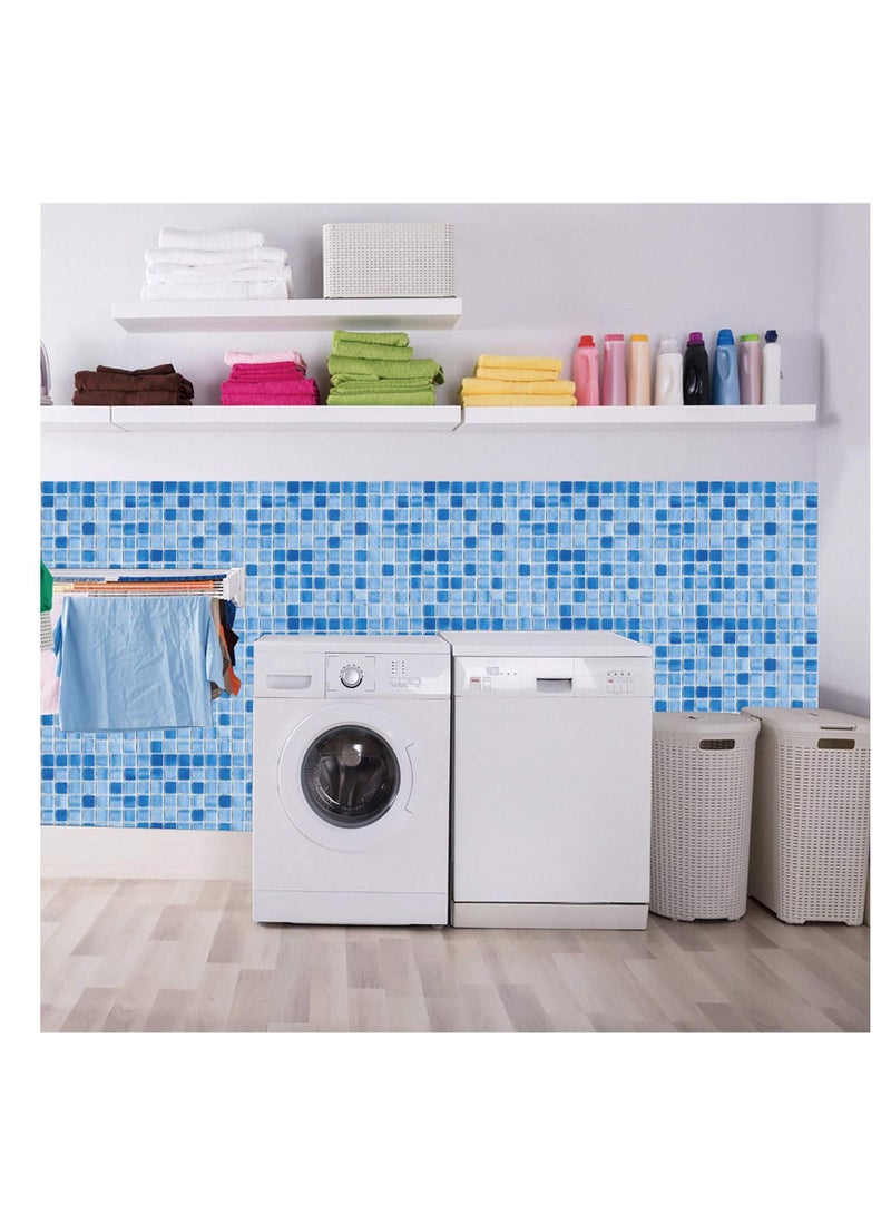 SYOSI SYOSI, 10-Sheet Peel and Stick Tile for Kitchen and Bathroom, Imitation ceramic tile sticker, PVC Wallpaper for Kitchen Backsplash, 3D Self Adhesive Tiles for Bathroom Decorate  - Image 5