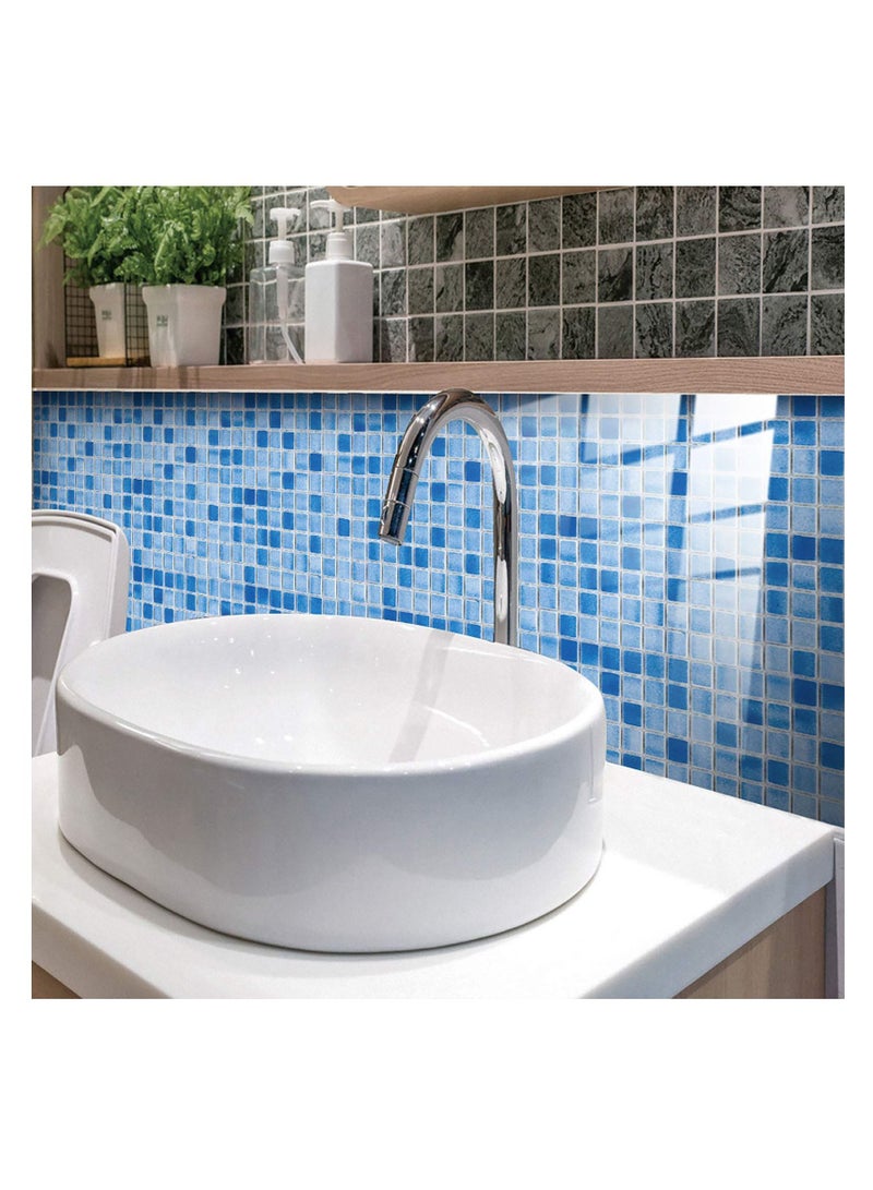 SYOSI SYOSI, 10-Sheet Peel and Stick Tile for Kitchen and Bathroom, Imitation ceramic tile sticker, PVC Wallpaper for Kitchen Backsplash, 3D Self Adhesive Tiles for Bathroom Decorate  - Image 3