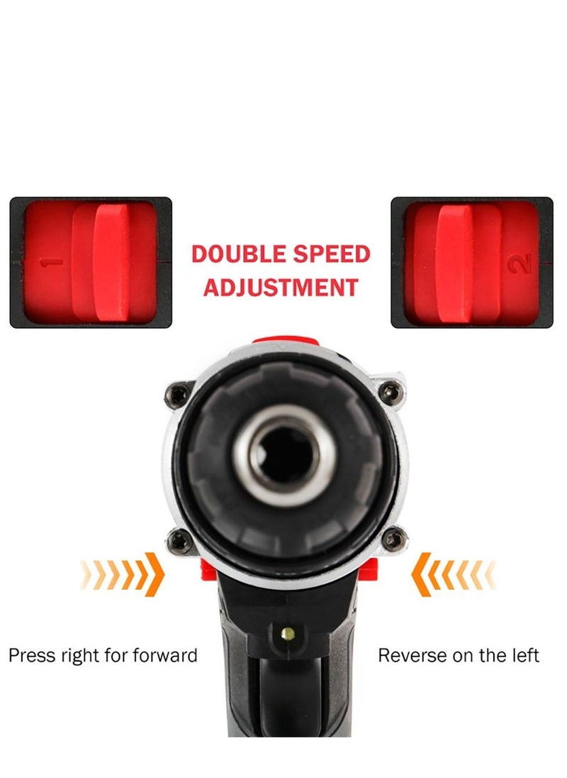 Arabest Double Speed Power Brushless Hand 48VF Impact Electric Drill Set Cordless Drill With Battery Tool  - Image 5