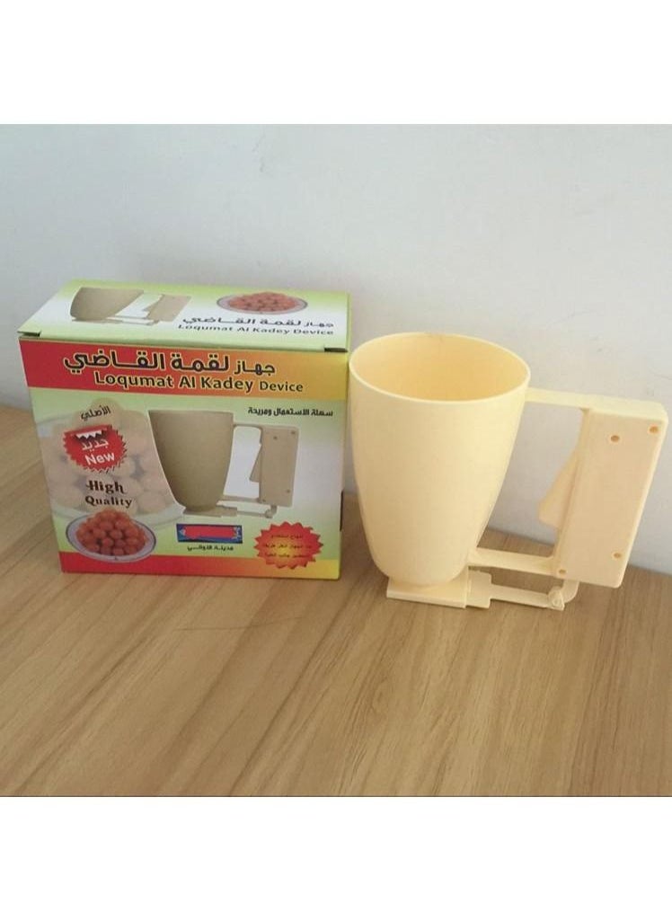 DubaiGallery - Handle Cake Making Helper Cup Pastry Batter Dispenser Meatball Mould Maker Loqumat Al Kadey Device Kitchen - Image 1