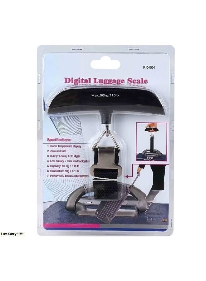 Green Tiger Portable Digital Luggage Scale 50kg – Handheld Travel Weight Scale with LCD Display