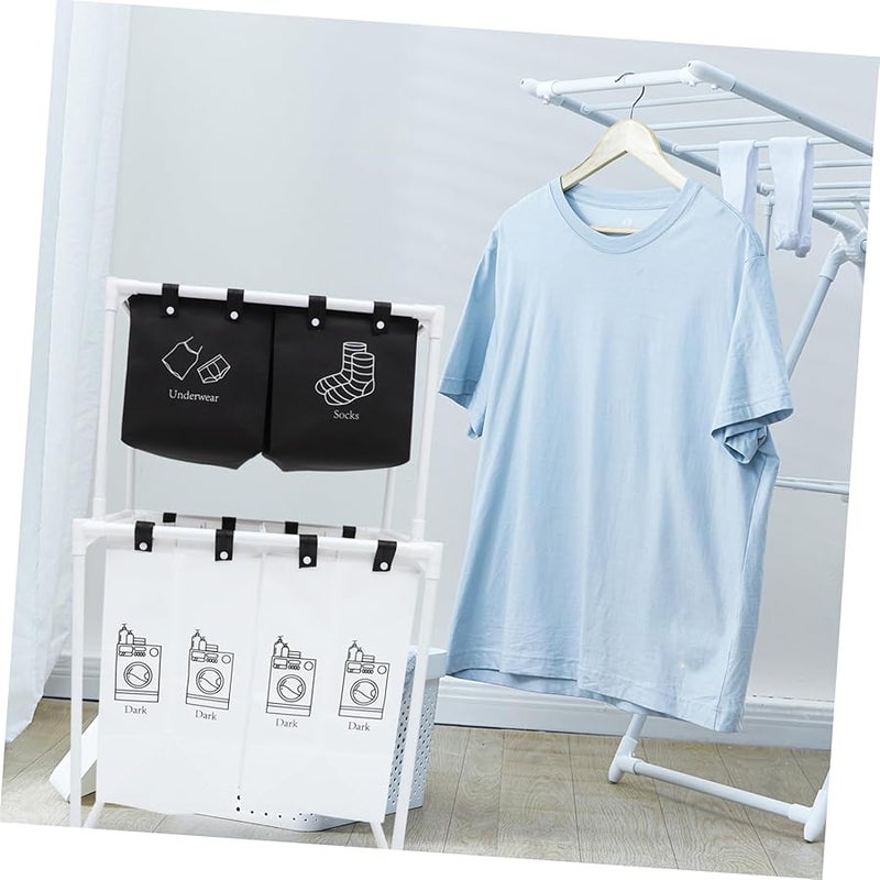 Large Capacity Laundry Hamper Basket with Stand Thick Storage Organizer for Dirty Clothes - Image 5