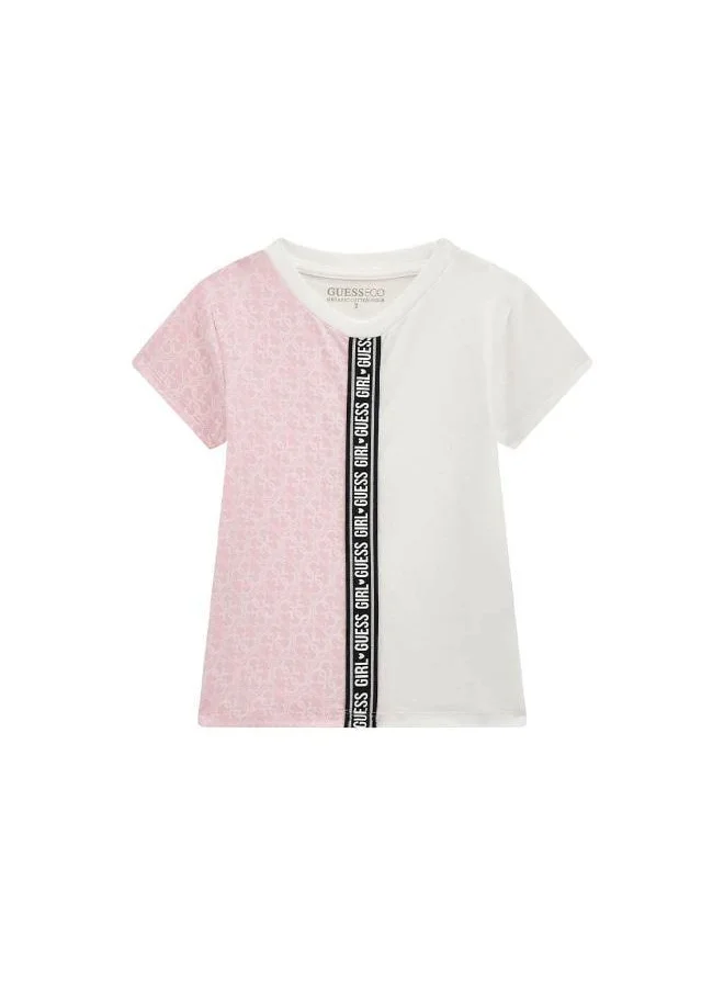 جس Kids Colourblock T-Shirt