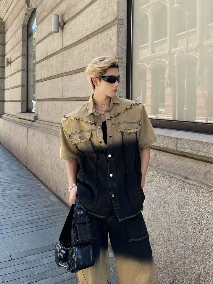 جينز دنيم كلاسيكي للجنسين بقصة فضفاضة للارتداء اليومي والنشاطات الخارجية - Image 1