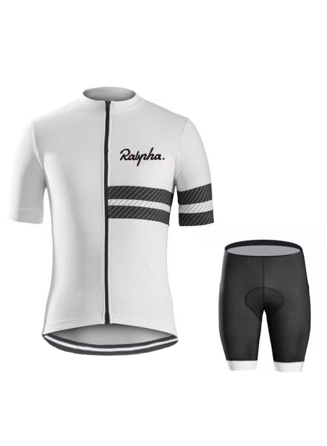Exclusive Raphaful Short-sleeved Outdoor Cycling Clothing Mountain Bike Road Breathable Sweat-wicking Cycling Shirt