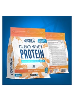 Applied Nutrition Applied Nutrition Clear Whey Isolate - مسحوق بروتين مصل اللبن المعزول، مسحوق بروتين منعش عالي الجودة، نكهات عصير الفاكهة (القرع البرتقالي) (875 جرام - 35 وجبة)  - Image 3