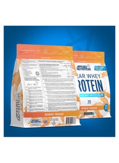 Applied Nutrition Applied Nutrition Clear Whey Isolate - مسحوق بروتين مصل اللبن المعزول، مسحوق بروتين منعش عالي الجودة، نكهات عصير الفاكهة (القرع البرتقالي) (875 جرام - 35 وجبة)  - Image 4