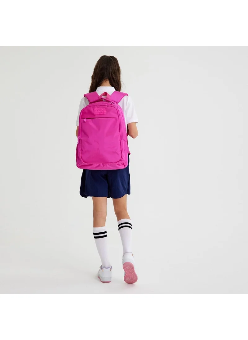 CORAL HIGH Kids Pink USB 2-Piece School Bag Set SET0224310