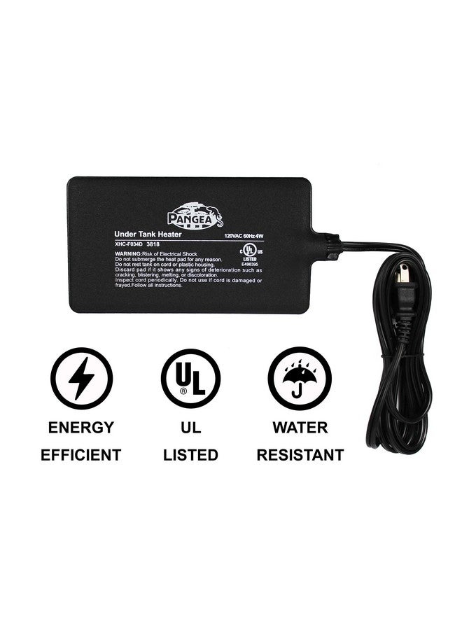 Pangea Pangea Reptile Heat Mat (Medium, 6x8, 10-20 gal), Black (UTH6x8)  - Image 4