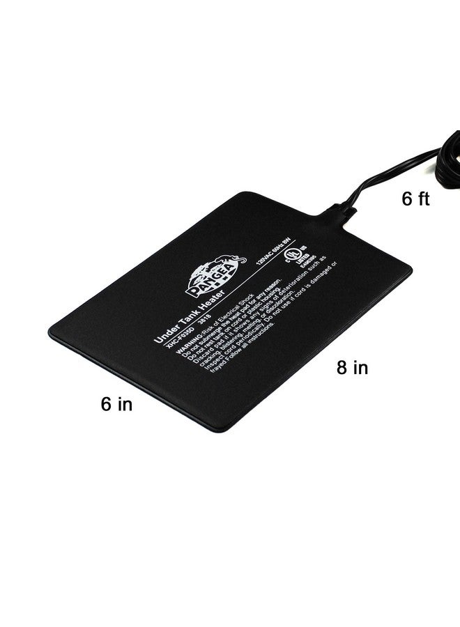 Pangea Pangea Reptile Heat Mat (Medium, 6x8, 10-20 gal), Black (UTH6x8)  - Image 2