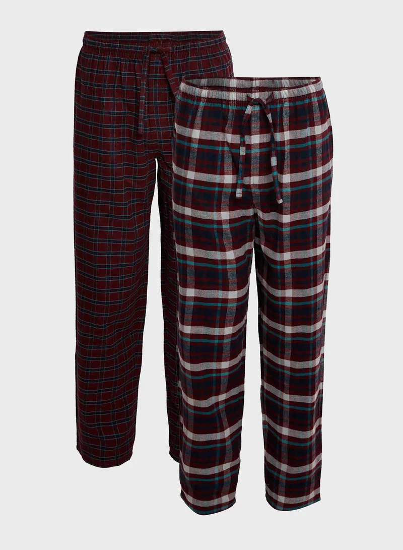 Marks & Spencer 2 Pack Checked Pyjamas