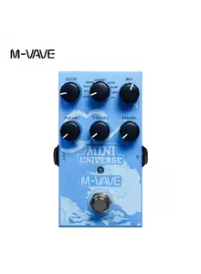 M-VAVE Mini Universe Guitar Effect Pedal Digital Reverb Pedal Digital Modeling Reverberation Effector & 9-Mode Reverb Selection - Image 1