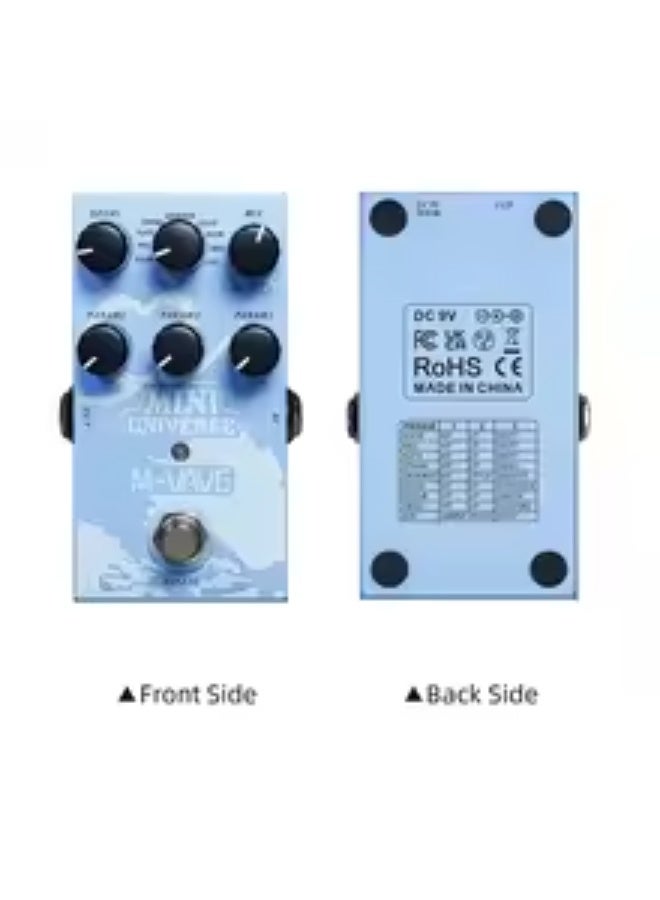 M-VAVE Mini Universe Guitar Effect Pedal Digital Reverb Pedal Digital Modeling Reverberation Effector & 9-Mode Reverb Selection - Image 4