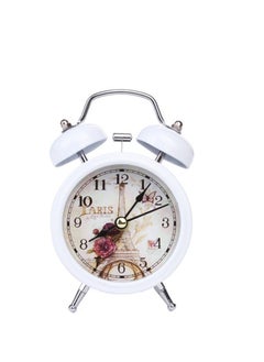 Metal Spray Alarm Clock Night Light Creative Ringing Children's Student Seat Clock