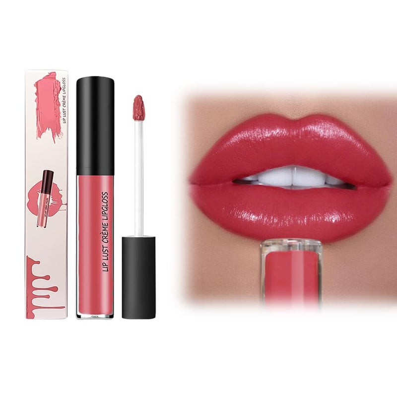 12 Colors Cream Texture Lipstick, 2026 Upgrade 12 Colors Lips Staining Lip Oil Long Lasting Lip Gloss Natural Non-Stick Non-Fading Liquid Lipstick, Hydrating Lip Tint Waterproof LipStain (#1) - Image 1