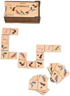 AlSafwa Wooden Dominoes Birds, Multicolor, R19-1-I - pzsku/Z434F86BCB137E0D410ABZ/45/_/1718536213/ae9669d0-e0b2-4016-81ed-a37b040a1219