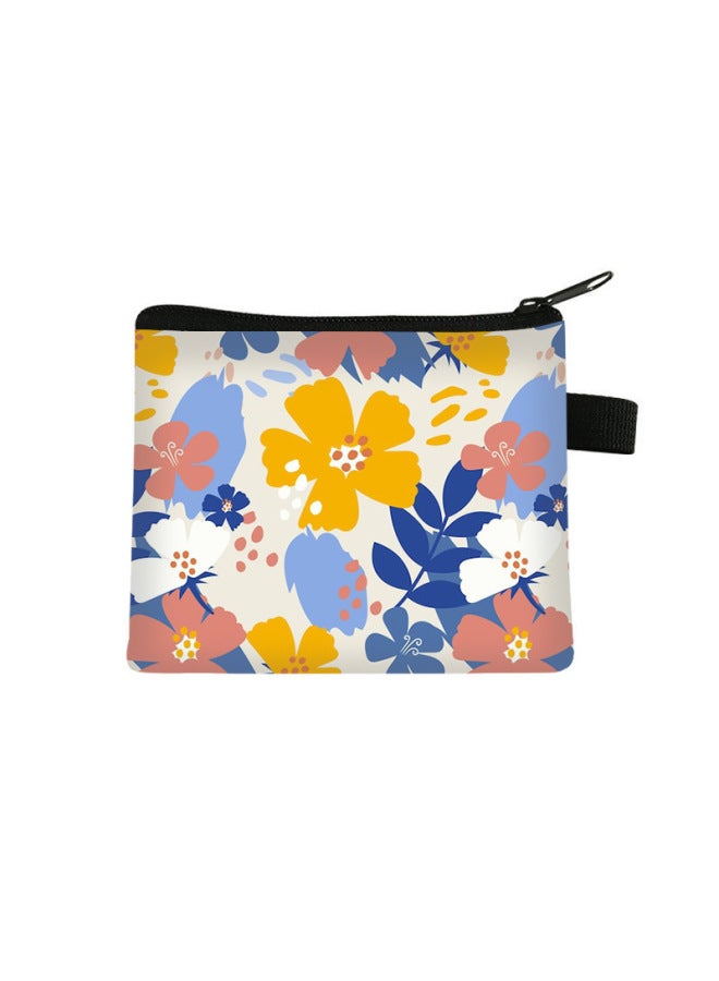 S Best Floral Coin Purse For Girls, Fresh And Simple Insmini Small Bag, Children's Beautiful Storage Card Holder