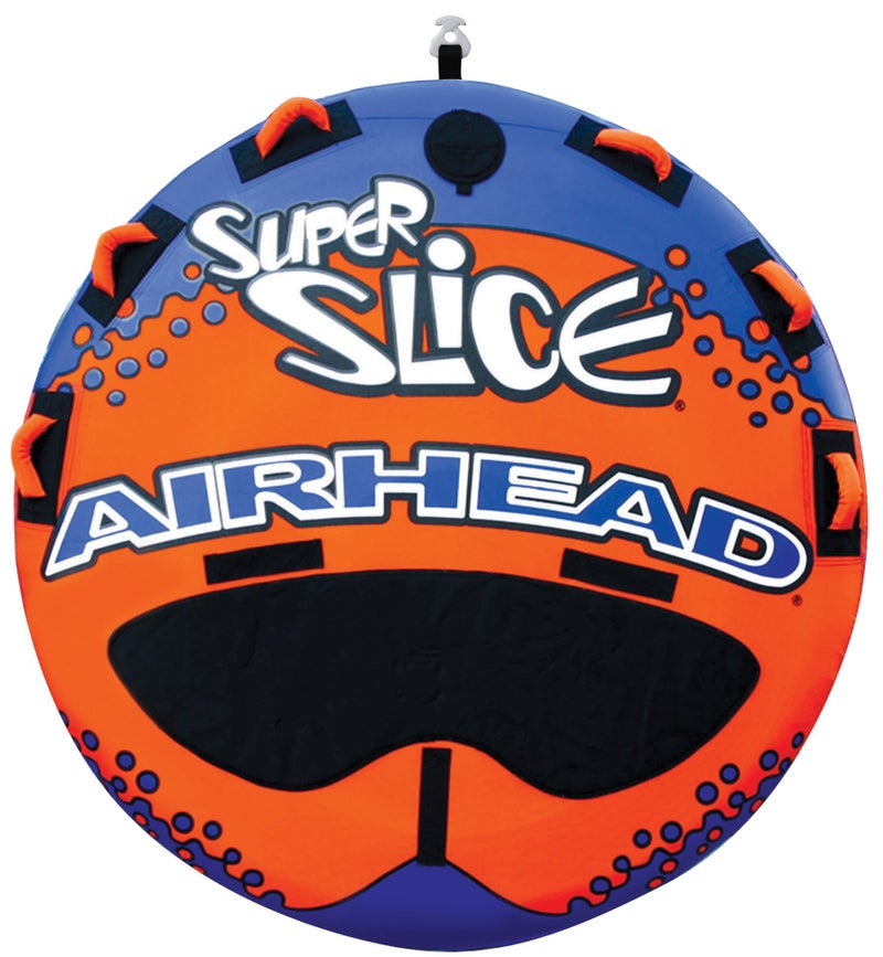 Airhead Slice Towable 13 Rider Tube for Boating and Water Sports KwikConnect Tow HeavyDuty Full Nylon Cover EVA PaddingOrange - Image 2
