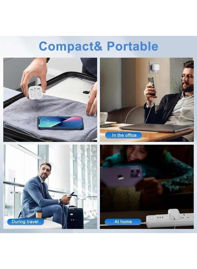 عروض دازل ديلز شاحن سريع 20 واط USB-C للآيفون مع كابل لايتنينج بطول 1 متر | شاحن حائط سريع متوافق مع iPhone 14 / 14 Pro / 14 Pro Max / 13 / 12 / 11 / XR / XS Max / X / SE 2020 / iPad - Image 4