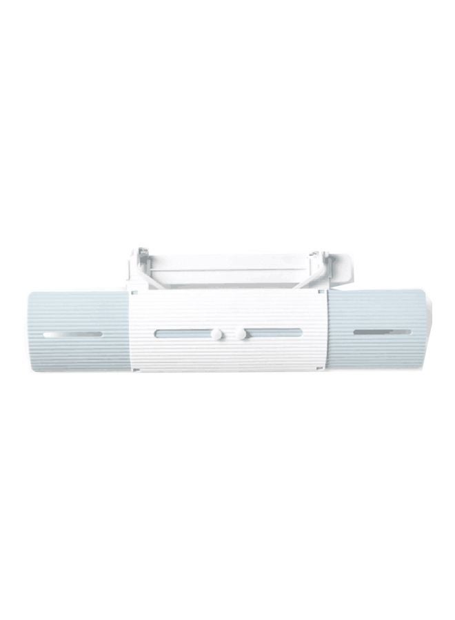 NIBEMINENT Retractable Air Conditioner Deflector Blue/White - Image 1
