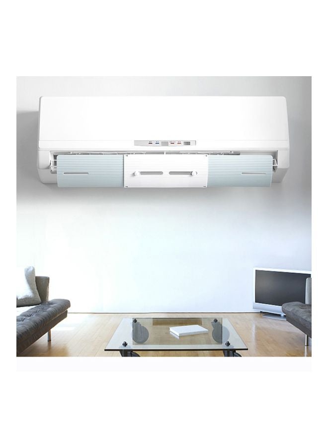 NIBEMINENT Retractable Air Conditioner Deflector Blue/White - Image 5