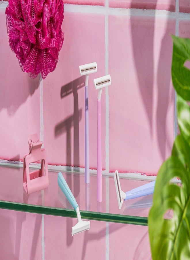 BIC Silky Touch 3 Women's Disposable Razors, With 3 Blades, Pretty Pastel Razor Handles, 1 Count Value Pack of Shaving Razors - Image 2