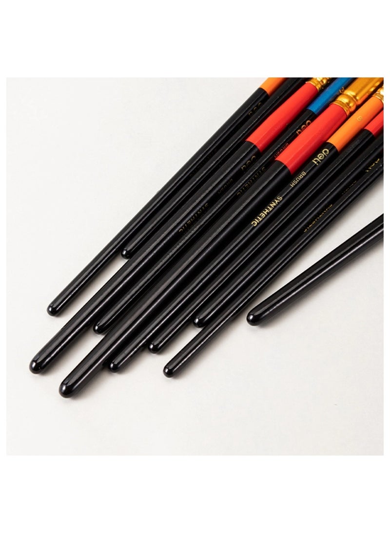 Deli 10-Piece Multi Purpose Soft Brush Set - Image 5