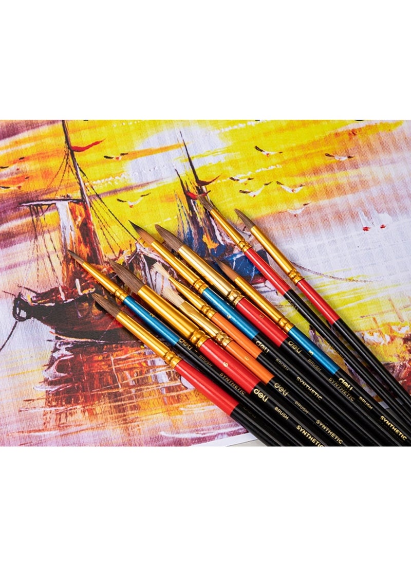 Deli 10-Piece Multi Purpose Soft Brush Set - Image 4