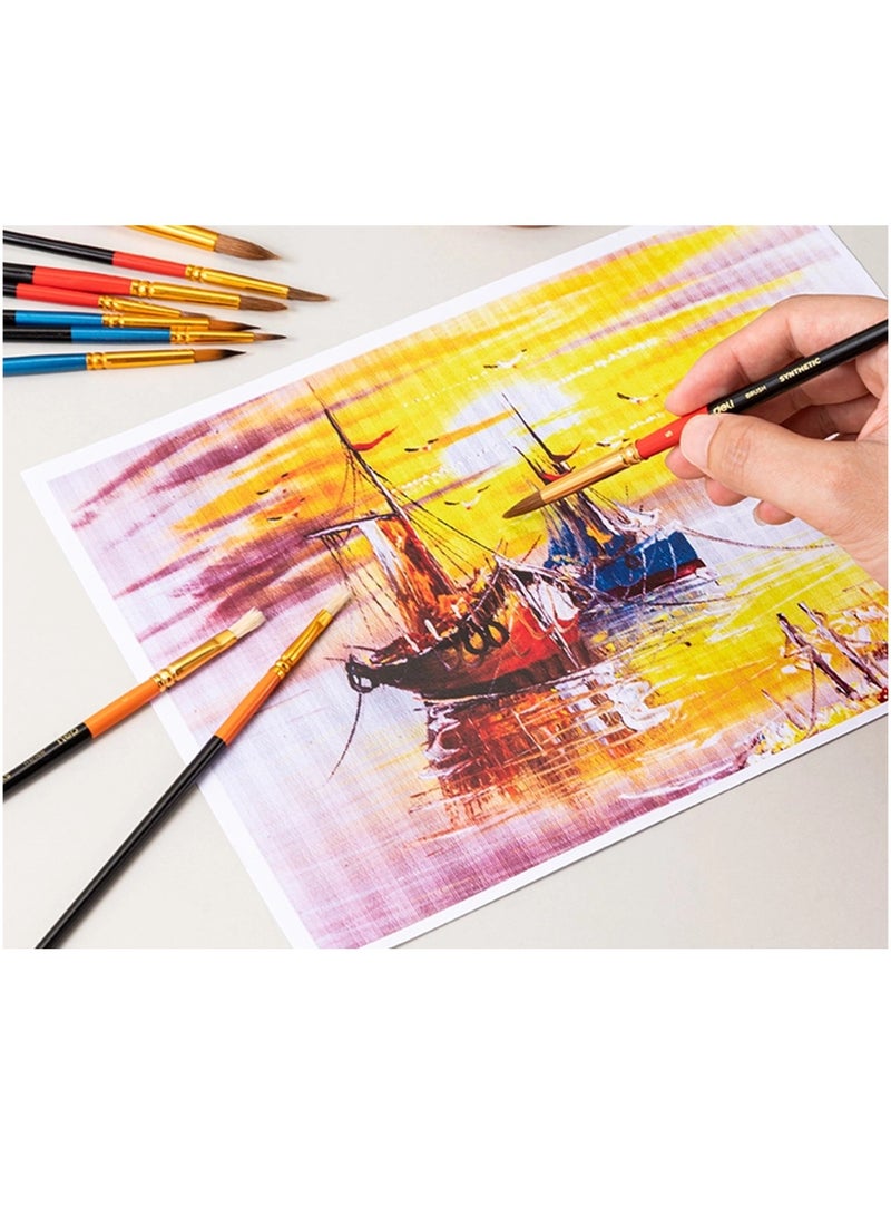 Deli 10-Piece Multi Purpose Soft Brush Set - Image 3