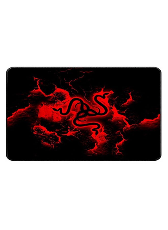 Taimi Gaming Mouse and Keyboard Pad with Snake Design 500x300x3 mm Black/Red  - Image 1
