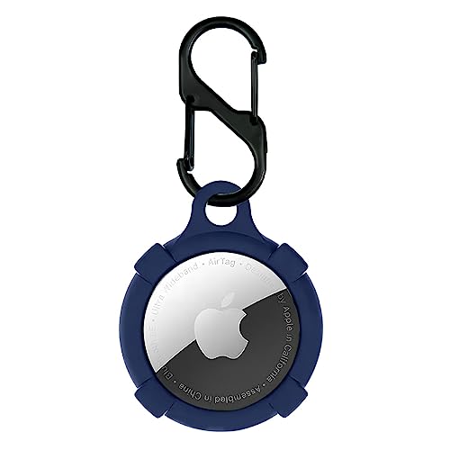 KACA Silicone Case Compatible with Apple AirTag - Full Protection, Keychain Included, Slim and Simple Design, Premium Food Grade Silicone, Scratch-Free, Safe for Kids and Pets [Blue] - Image 1