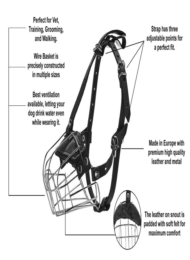 فايبر كمامة كلب من سلك معدني من فايبر دلتا، 3 بوصات (7.5 سم) × 10.5 بوصات (27 سم) - Image 2