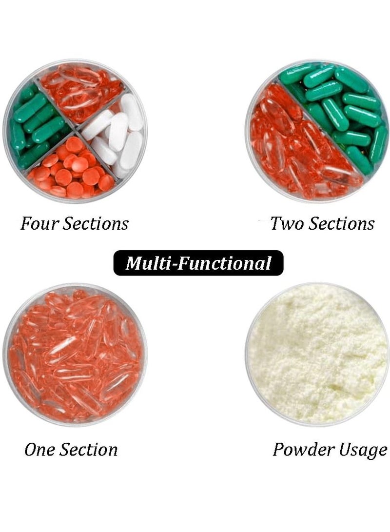 Weekly Pill Organizer 7 Layers Pill Case 4 Times a Day Sorter with APP Reminder - Image 4