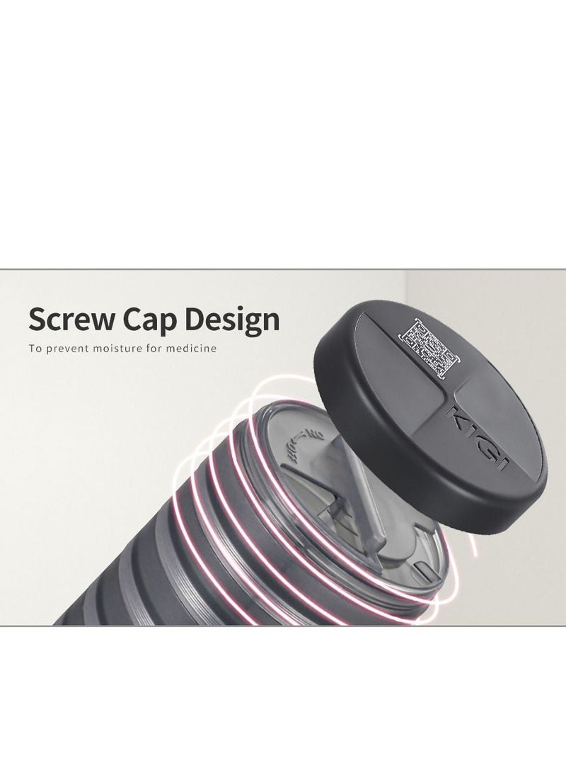 Weekly Pill Organizer 7 Layers Pill Case 4 Times a Day Sorter with APP Reminder - Image 3