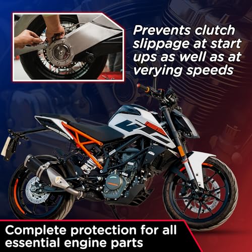 ELF - Moto 4 Gold 20W-40 | API SN, JASO MA2 | Semi- Synthetic Bike Engine Oil | Anti-clutch Slippage formula - 1L - Image 2